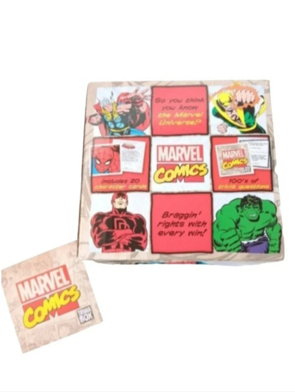 MARVEL Comics Trivia Box Card Game | EUC | 2 Player Game